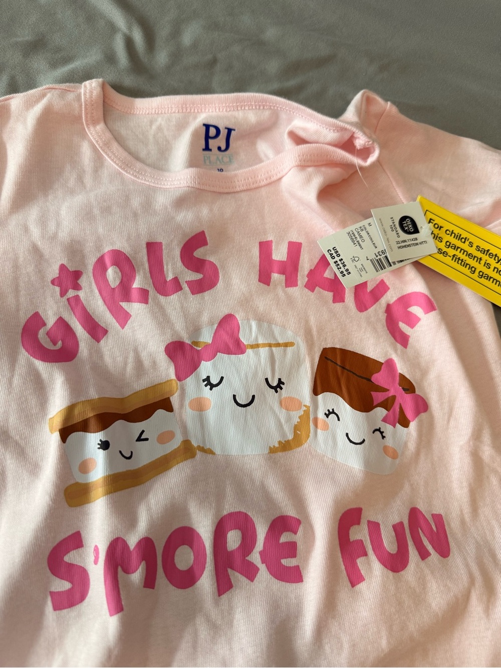Place Pink Sweets & Hearts Pajama Bottoms